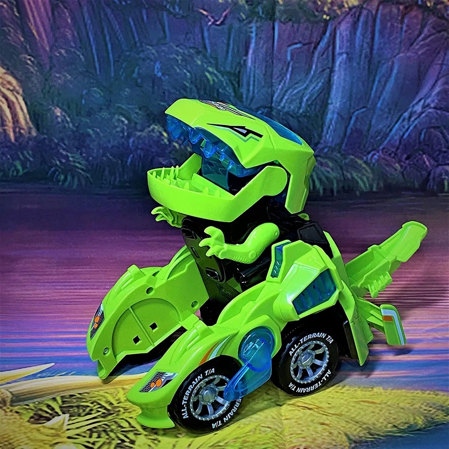 DinoBot - Transforms from Car to Dino