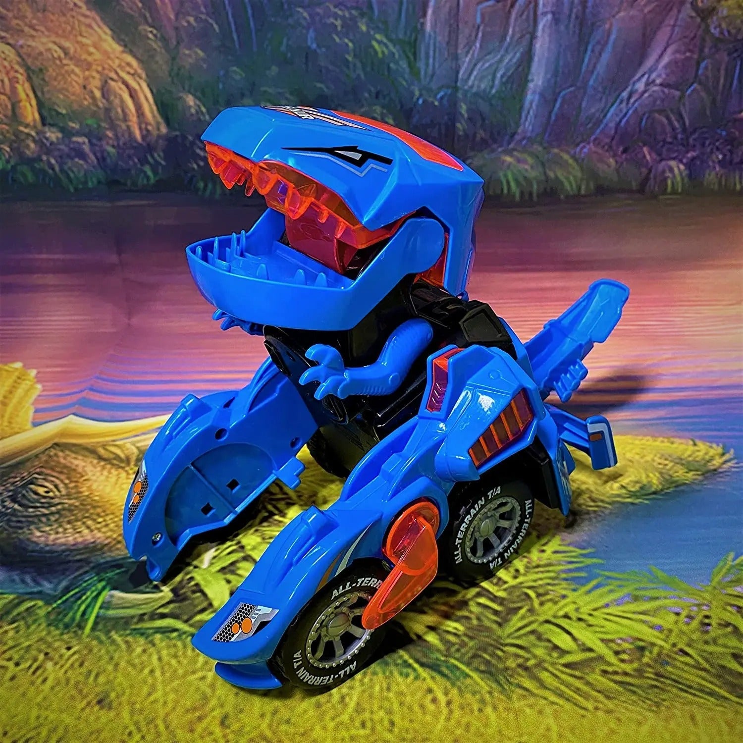 DinoBot - Transforms from Car to Dino