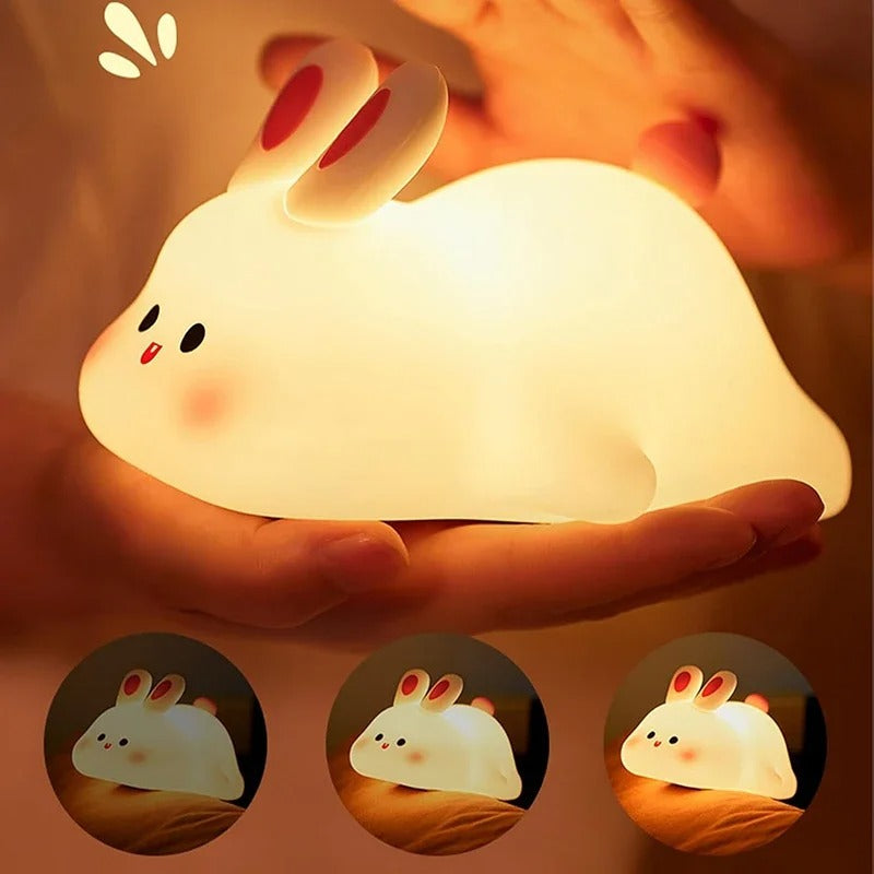 BunnyGlow - Child Safe Baby Room Night Light Rabbit