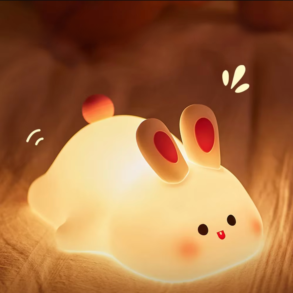 BunnyGlow - Child Safe Baby Room Night Light Rabbit