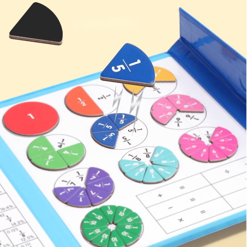 MathMasters - Montessori Magnetic Fraction Puzzle