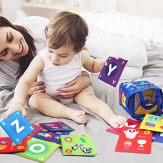 BusyBaby - Baby Cloth Book Soft Flashcards Set