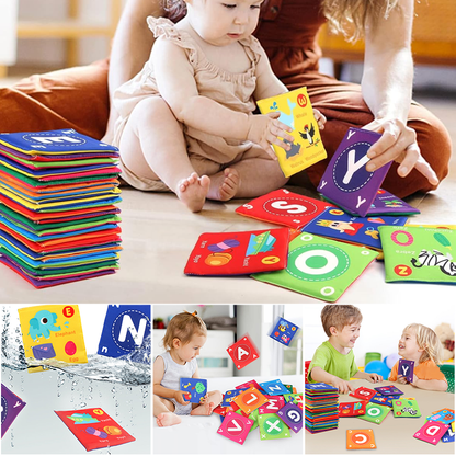 BusyBaby - Baby Cloth Book Soft Flashcards Set