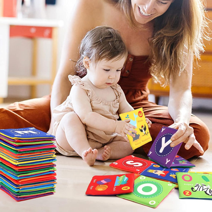 BusyBaby - Baby Cloth Book Soft Flashcards Set