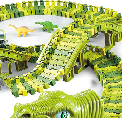 DinoRace - Jurassic Dinosaur Race Track Play Set