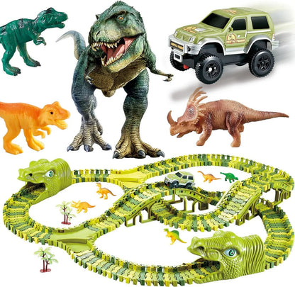 DinoRace - Jurassic Dinosaur Race Track Play Set