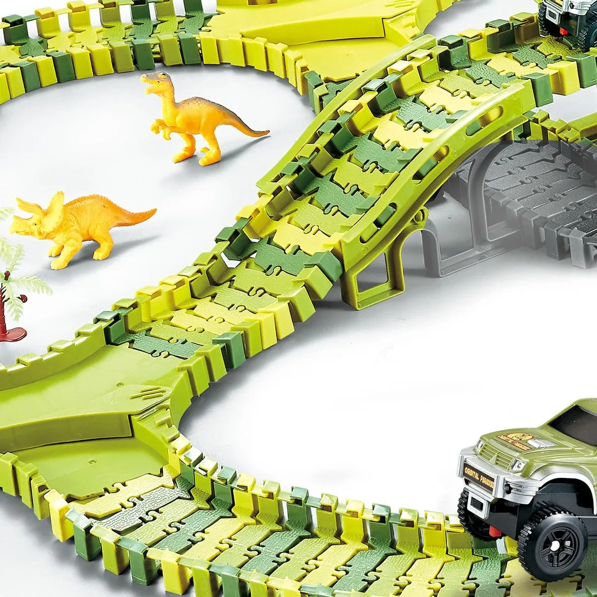 DinoRace - Jurassic Dinosaur Race Track Play Set