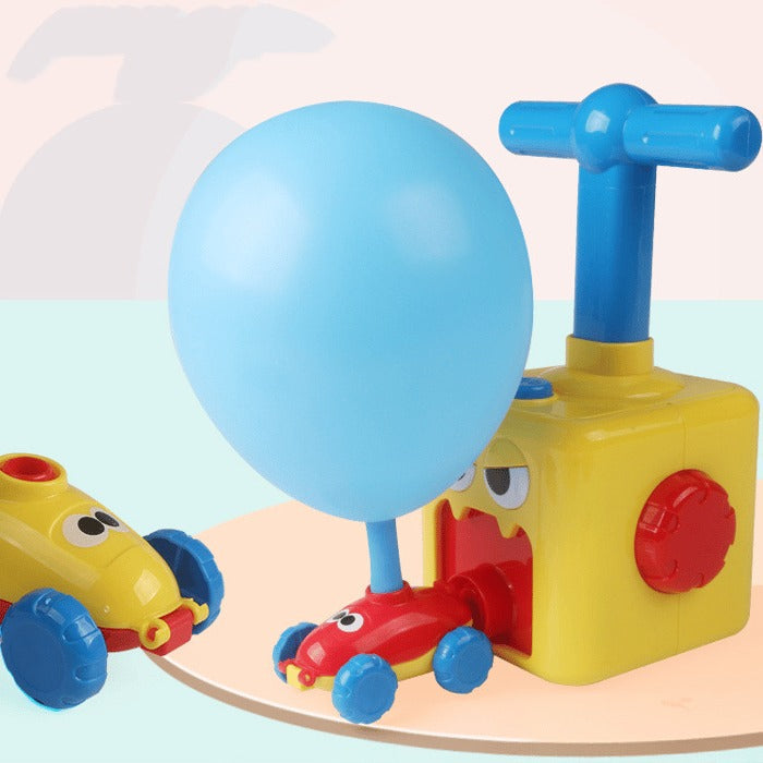 SpeedyPop - Air Force Balloon Racing Car Toy