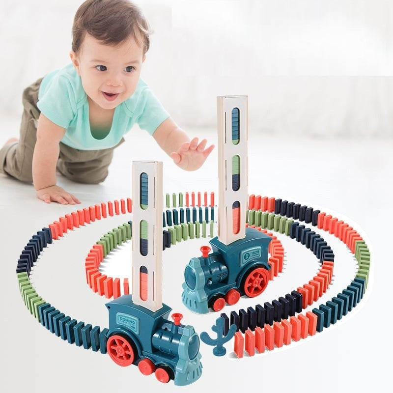 DominoExpress - Domino Train Automatic Toy Blocks Set