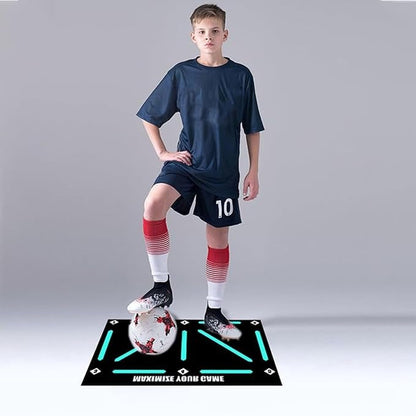 SoccerMaster-Foldable, non-slip dribble mat for all surfaces