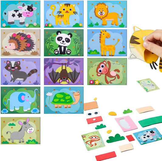 StickerPuzzles - Crafts Crafts Puzzle Toy Felt Cloth Sticker