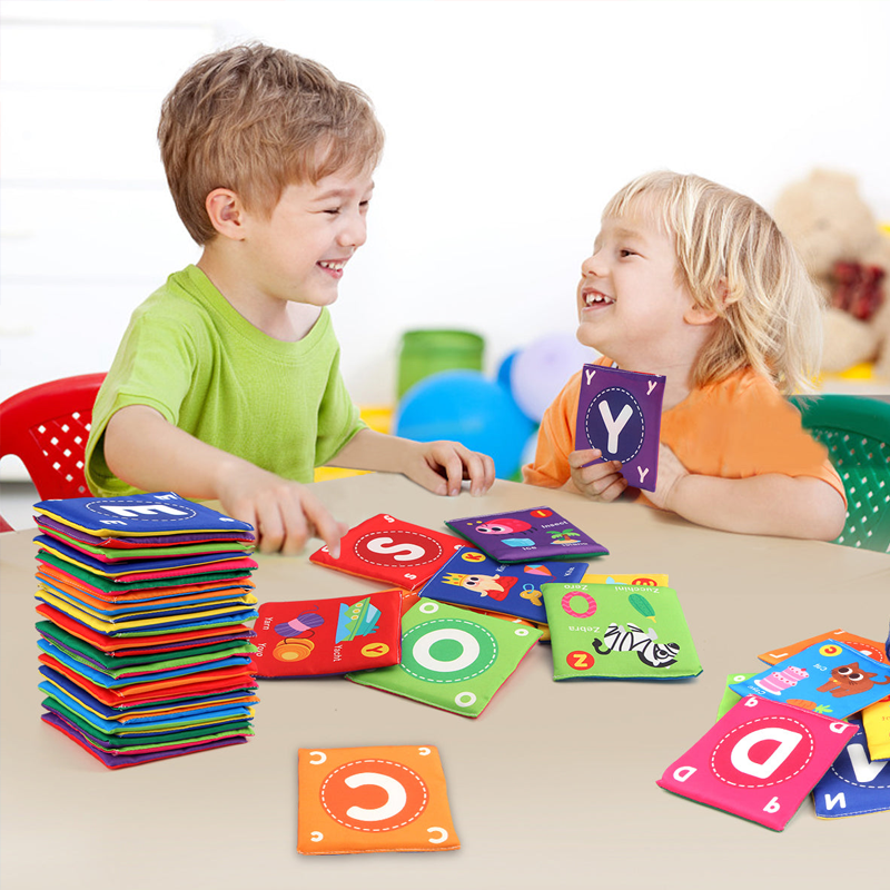 BusyBaby - Baby Cloth Book Soft Flashcards Set