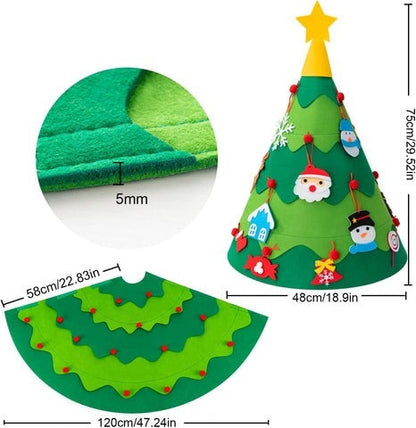 3D ChristmasCraft - DIY 3D Christmas Tree Craft for Kids