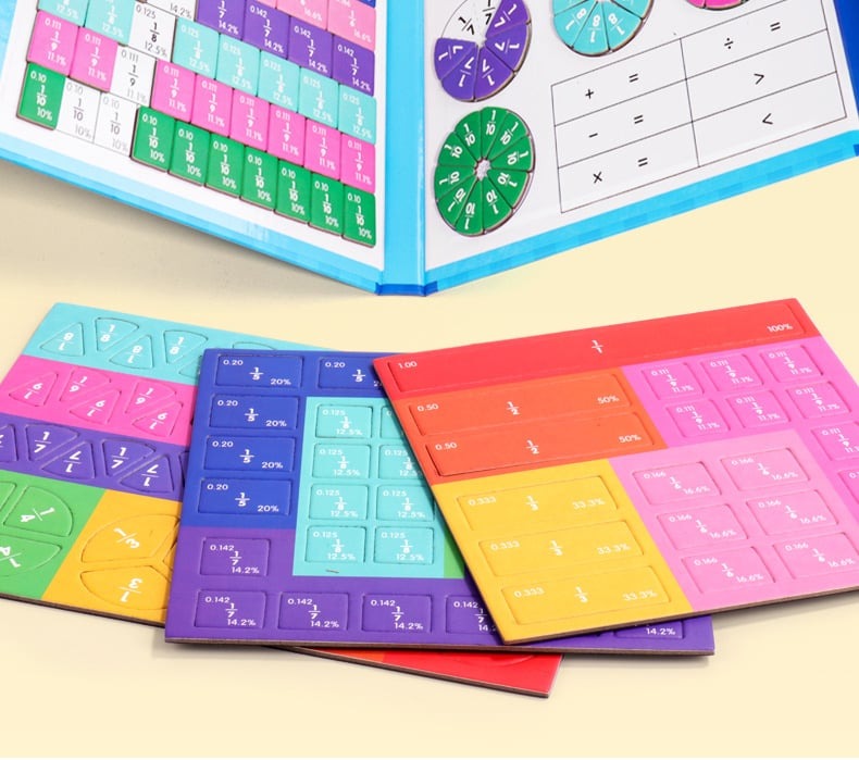 MathMasters - Montessori Magnetic Fraction Puzzle