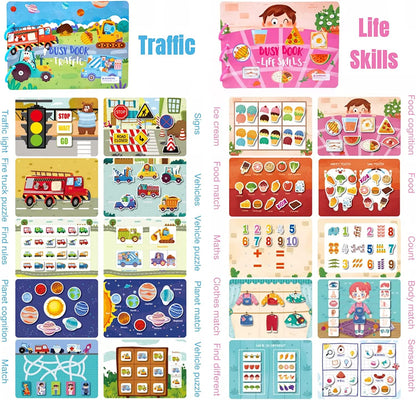 BusyBook - Children's Sensory Educational Busy Book