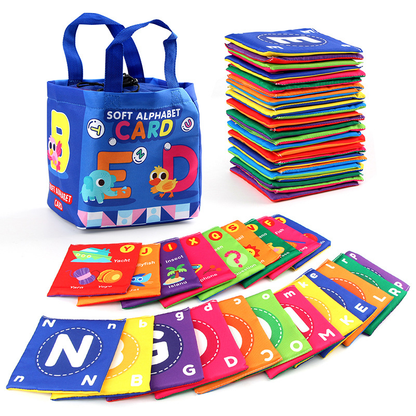 BusyBaby - Baby Cloth Book Soft Flashcards Set