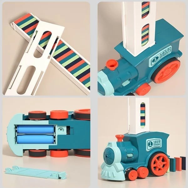 DominoExpress - Domino Train Automatic Toy Blocks Set