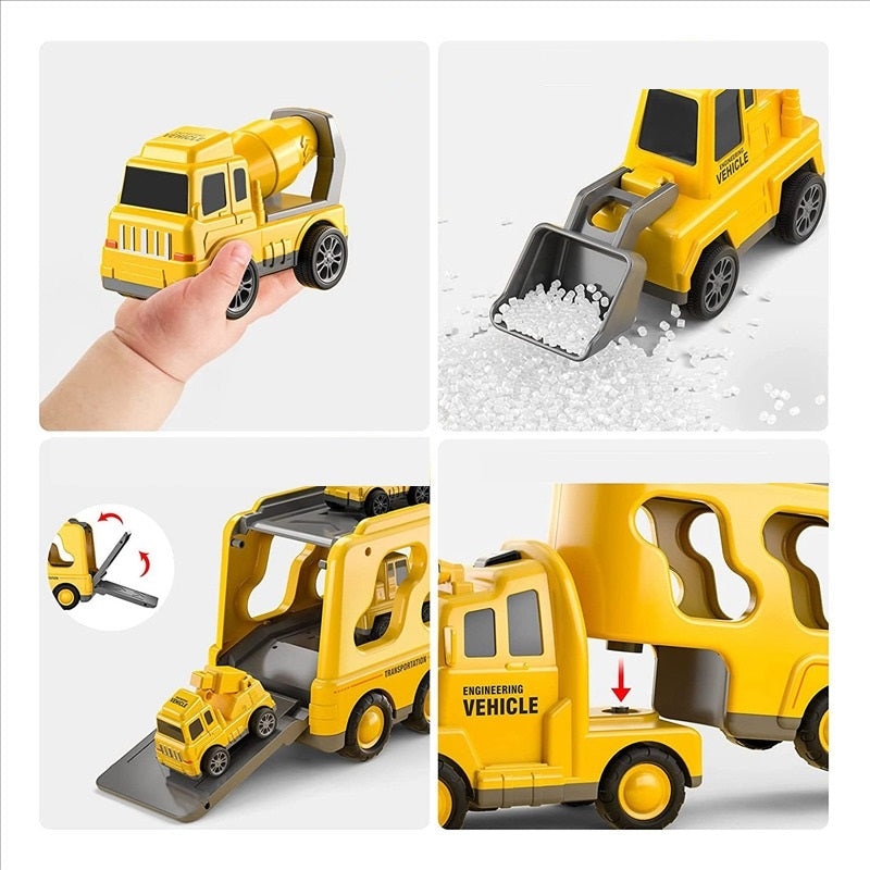 5in1TruckSet - Build Your Own Adventure with the Complete Construction Vehicle Set!