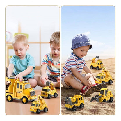 5in1TruckSet - Build Your Own Adventure with the Complete Construction Vehicle Set!