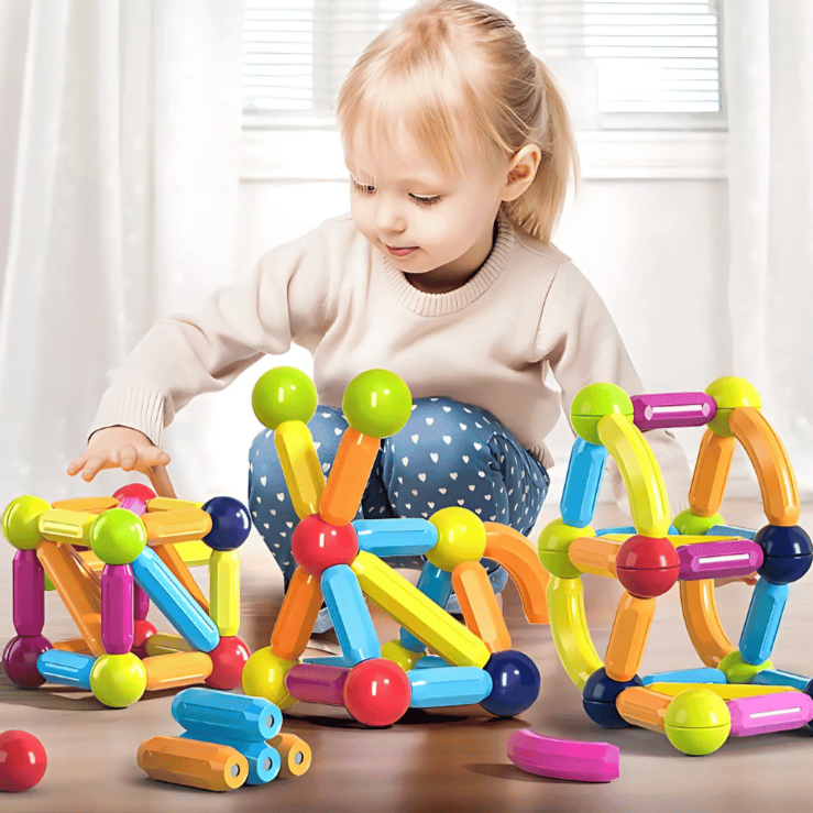 MagnetCraft - Educational Magnetic Sticks and Balls Building Game