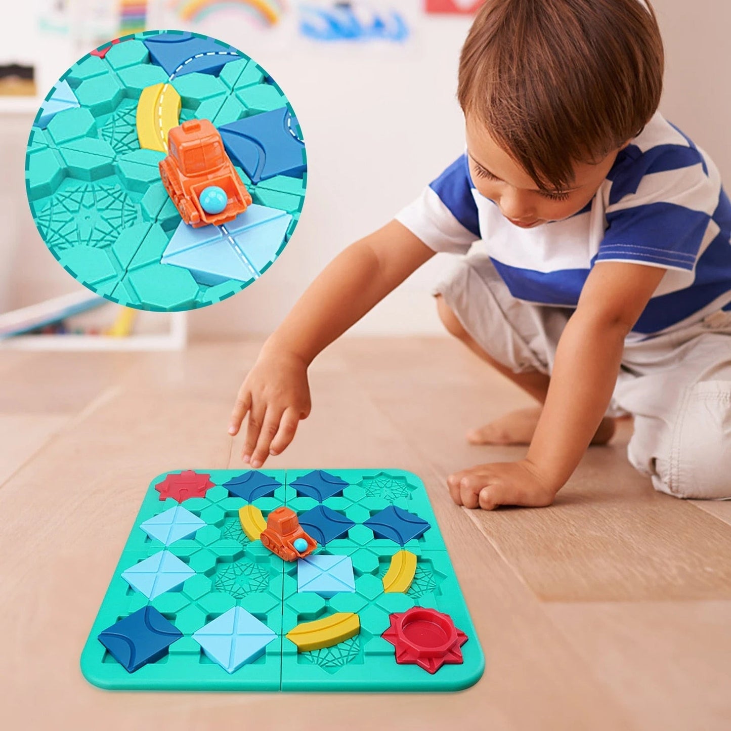 PuzzlePath - Puzzle Car Path Playset