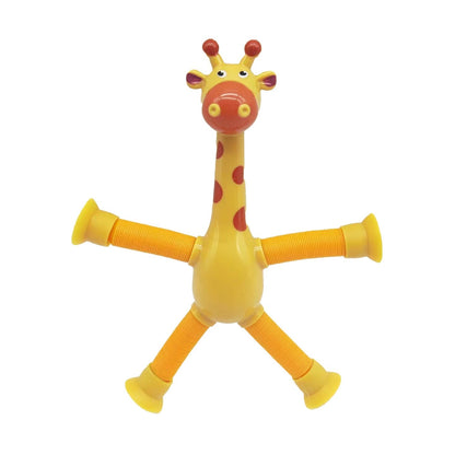 StretchyGiraffes - 4PCS Telescopic Suction Cup Giraffe Toy