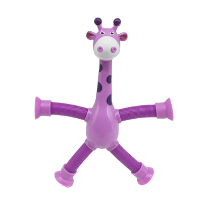 StretchyGiraffes - 4PCS Telescopic Suction Cup Giraffe Toy