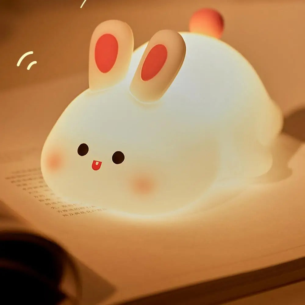 BunnyGlow - Child Safe Baby Room Night Light Rabbit