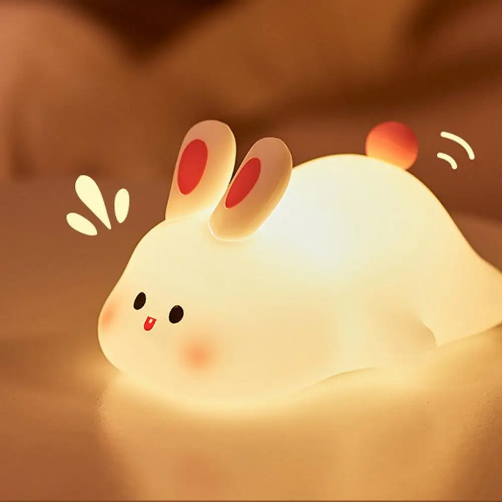 BunnyGlow - Child Safe Baby Room Night Light Rabbit