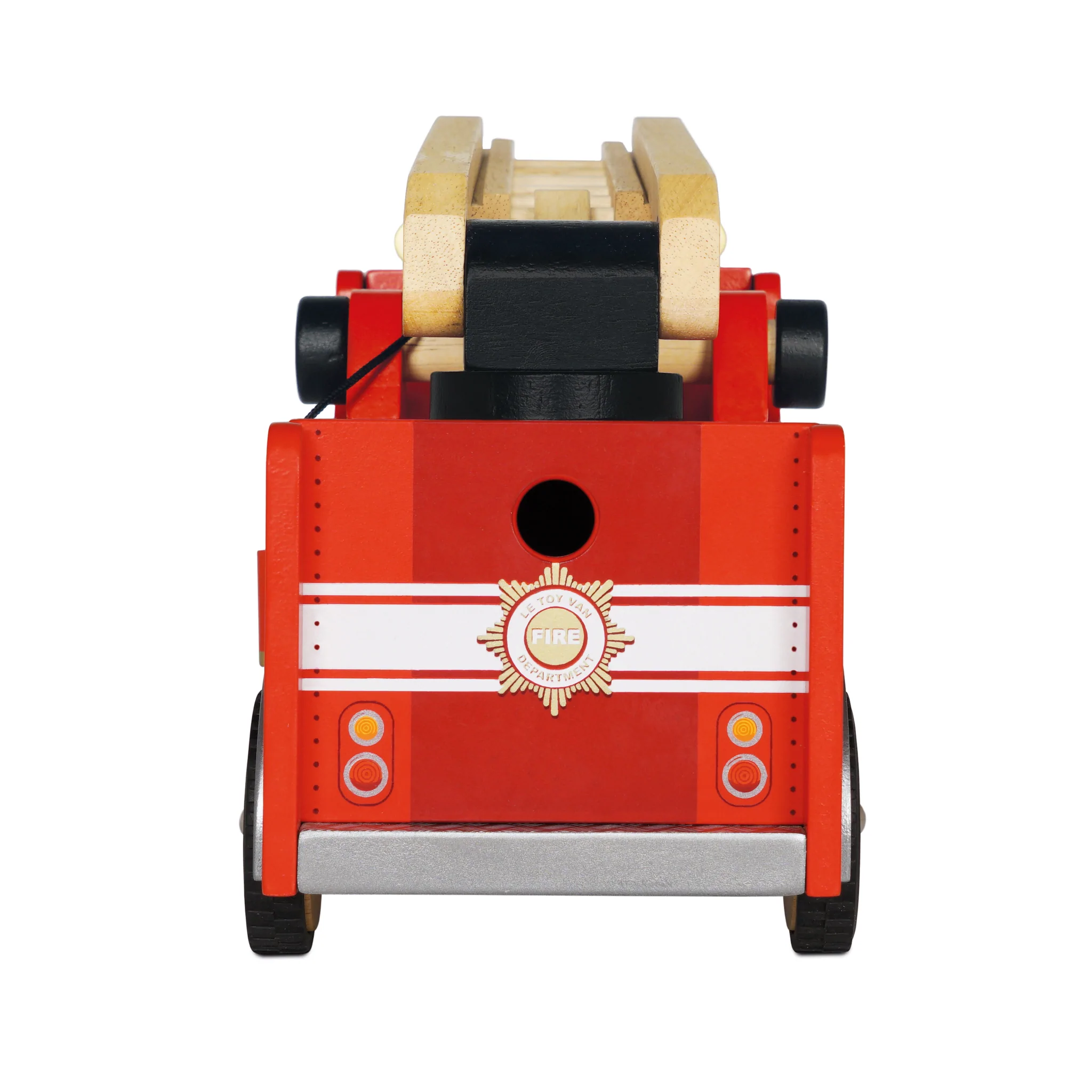 RescueRider – Wooden Fire Engine Toy for Kids Ages 18m+ – Sparks Imaginative Play and Motor Development