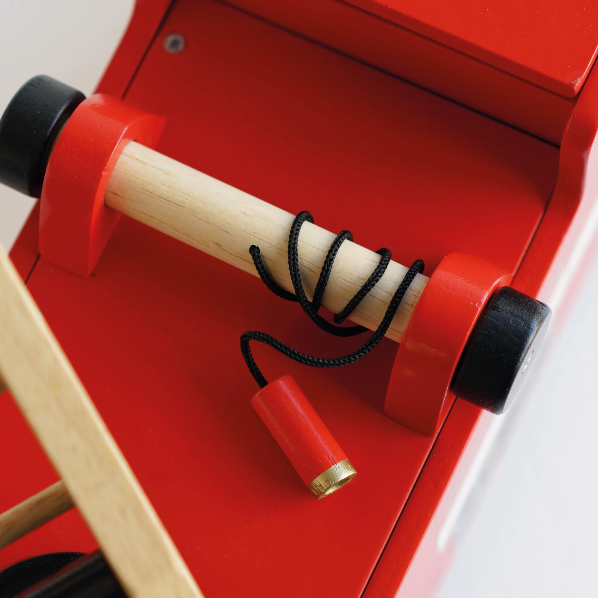 RescueRider – Wooden Fire Engine Toy for Kids Ages 18m+ – Sparks Imaginative Play and Motor Development