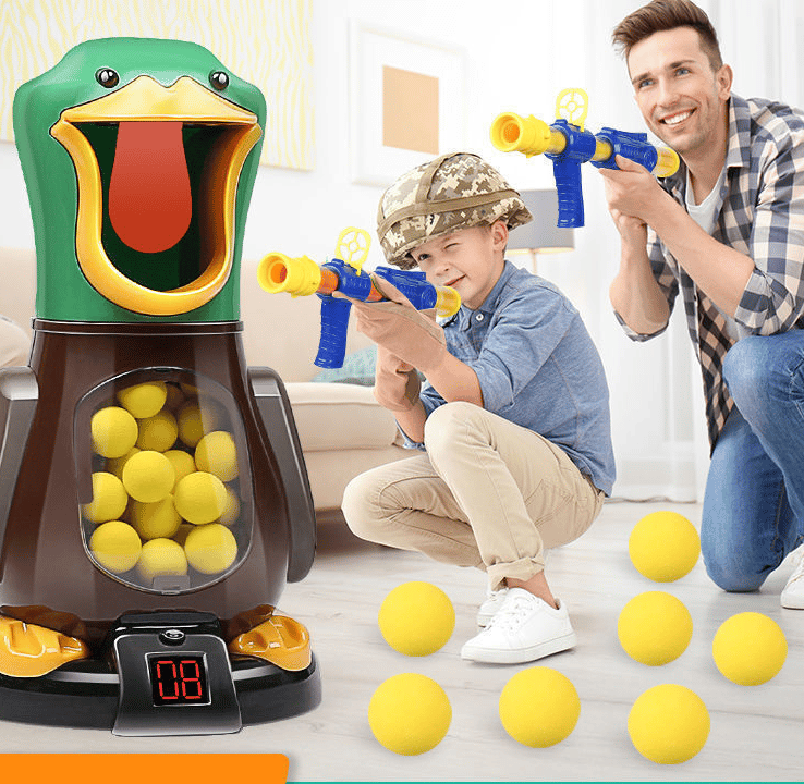 QuackTarget - Air Powered Shooter Toy Guns