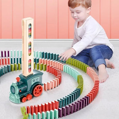 DominoExpress - Domino Train Automatic Toy Blocks Set