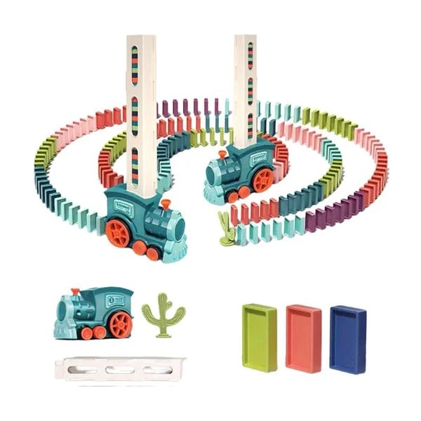 DominoExpress - Domino Train Automatic Toy Blocks Set