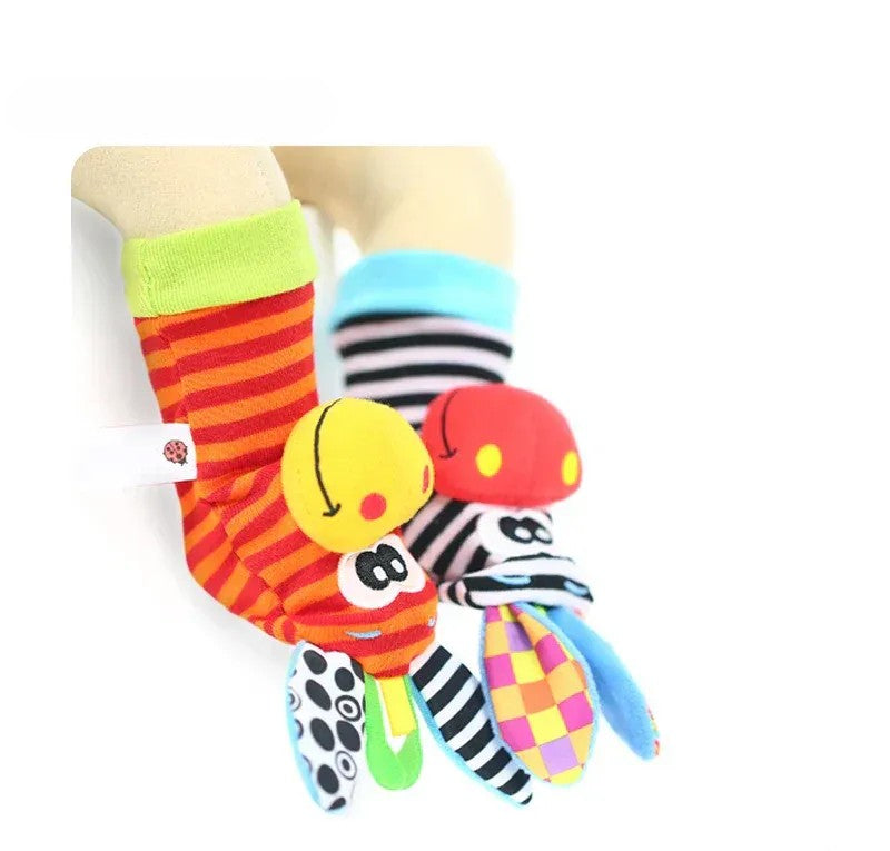 SensoryPlush- Soft, rattling socks and wristbands for early exploration