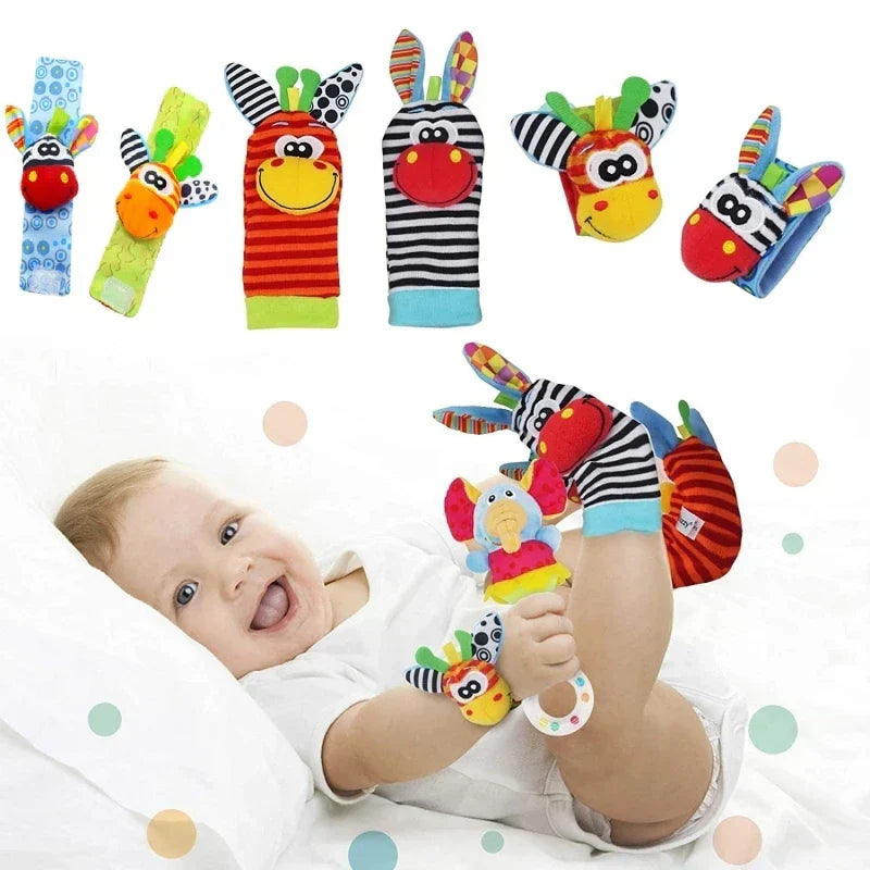 SensoryPlush- Soft, rattling socks and wristbands for early exploration