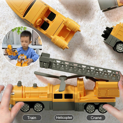 MagnaGear - Magnetic Transformation Technology Car Assembled Toys