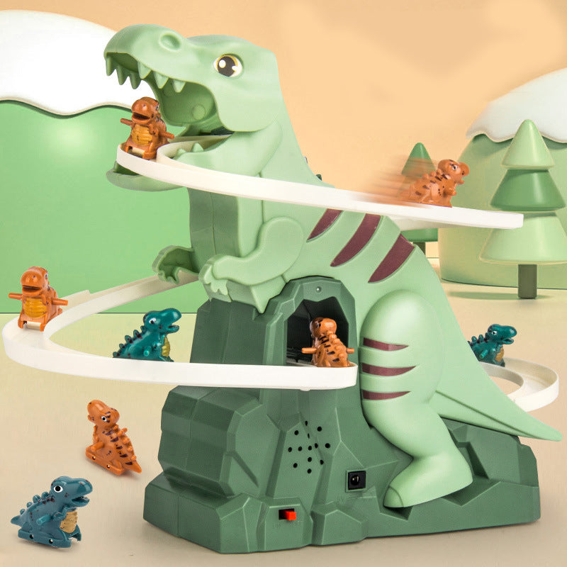 DinoTrack - Electric Dinosaur Chase Race Track Playset