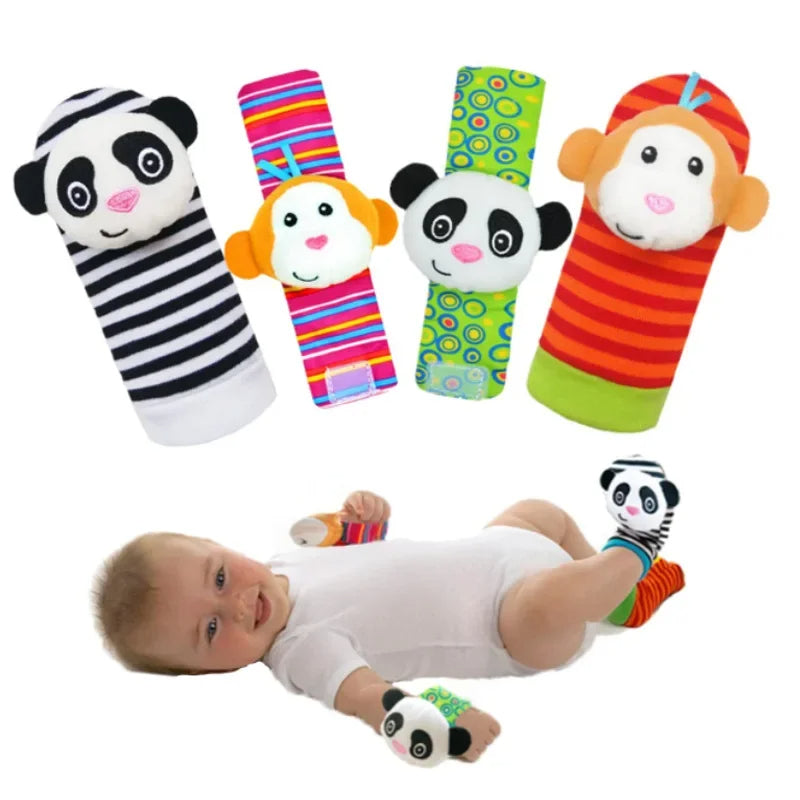 SensoryPlush- Soft, rattling socks and wristbands for early exploration